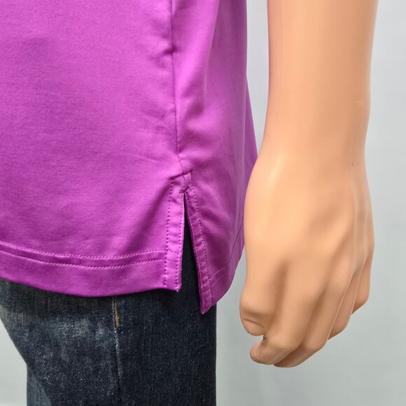 Peter Millar Summer Comfort Polo Golf Jersey Men M Fuchsia Purple MS19EK01 - Picture 7 of 13